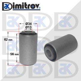 Тампон Ø 13 х Ø 34 х 62/56 mm